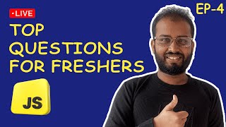 JavaScript Interview Questions for Freshers (Live) - part 4 | Simplilearn