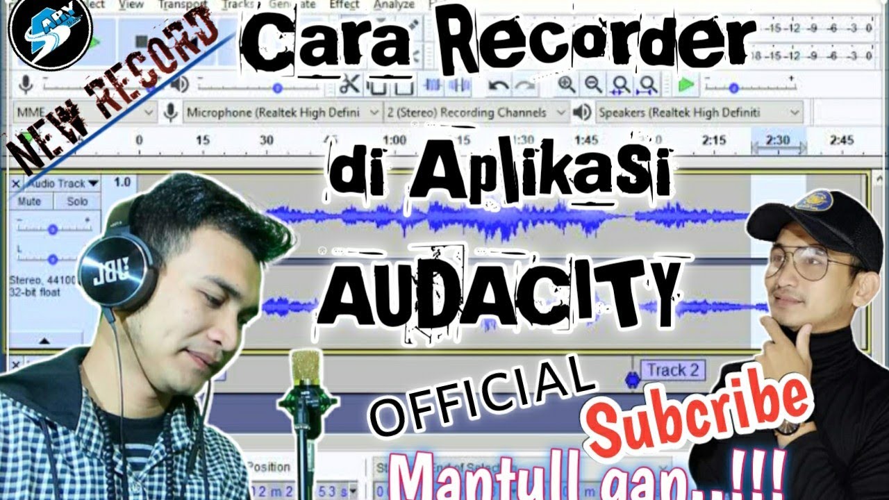 Cara Merekam Suara Di AUDACITY - YouTube