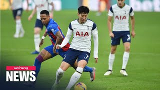 Son Heung-min tallies 4th assist of season in Tottenham's 1-1 draw against Crystal Palace