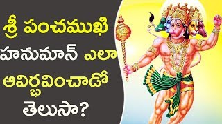 పంచముఖి హనుమాన్ ఎలా ఆవిర్భవించాడో తెలుసా?|| Birth History Of Panchamukhi Hanuman Avatar!