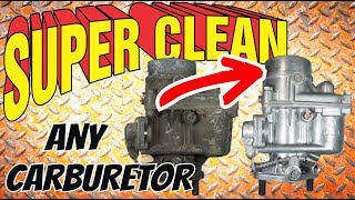 How to Super Clean any Carburetor to Like New Condition