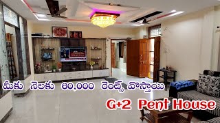 60,000 Rents G+2 Pent House For sale In Hyderabad LB Nagar || Show My Property