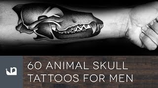 60 Animal Skull Tattoos For Men