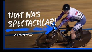 Britain's Archibald Powers to Victory In Scratch Race| Track Champions League | Eurosport