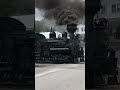 Rare Steam Engine, Rarely Used Railroad Crossing, Cass West Virginia Steam Train