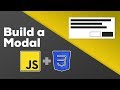 Vanilla JavaScript Modal - With CSS display