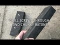 how to fit a new fence panel into concrete posts in 30sec video