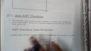 9 java AWT checkbox