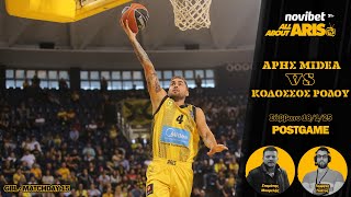 NOVIBET ALLABOUTARIS TV POST GAME: ΑΡΗΣ Midea - Κολοσσός  (18/01/2025)