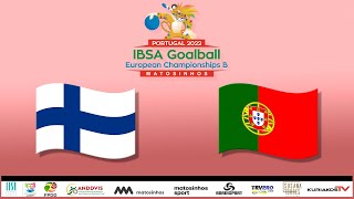 Finland - Portugal | 13h40 | HALL 2 | GoalBall European Championships B 2022