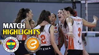 Fenerbahçe Medicana vs. Eczacibaşi Dynavit - Highlights | Vodafone Sultanlar Ligi 2024/2025