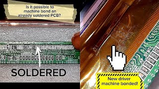 ACF ON SOLDER? HOW COME? #ledtvpanelrepair #displaytechnology #techtips