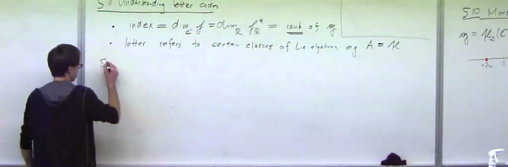 Lie Algebras And Their Representations 12 - YouTube