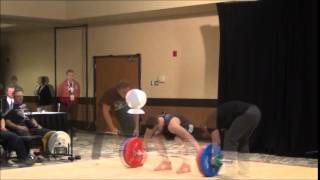 Canadian Junior Championships 2015 men 85, 94 \u0026 105 Kg Snatch