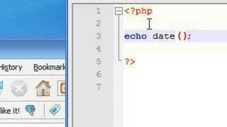 PHP Tutorial - 20 - date function