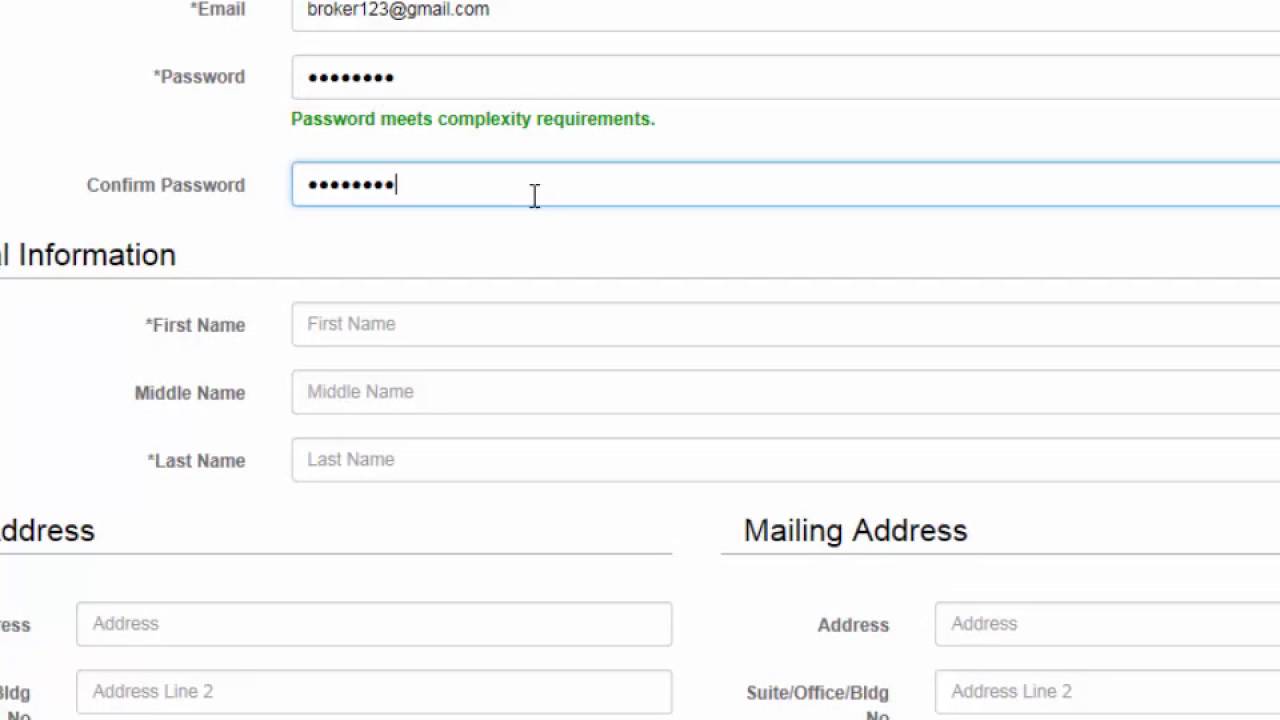 How To Create An Account In Elicense Youtube
