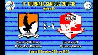 SAN PIETRO TOLLO C5 5 - 4 Futsal Vasto || Highlights 11^ Giornata C2 (girone B)