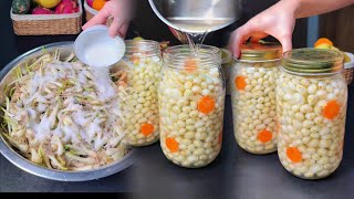 Cách làm củ kiệu ngâm chua ngọt