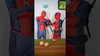 Spider-Man 🆚 Deadpool funny 😂 magic sword video Best Spider Slack Brazil TikTok 2023 #shorts