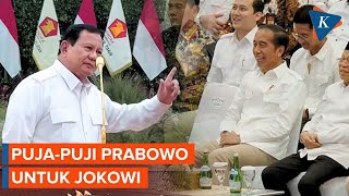 Puji Jokowi Pekerja Keras, Prabowo: 7 Kali Rapat Sehari