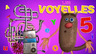 Foufou - Les Voyelles en images (Learn the Vowels for kids, children, Toddlers - Serie 05) 4K