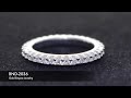 0.63 carat round brilliant cut diamond wedding band in 14k white gold bnd 2036