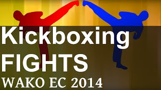 Kick Boxing Training: Fights - WAKO EC Finals 2014 Highlights 74Kg \u0026 63Kg - Kick Boxing Training