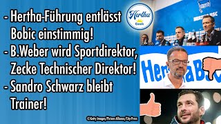 Reaction PK Entlassung Fredi Bobic bei Hertha BSC!
