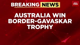 Australia Clinch Border-Gavaskar Trophy 3-1, India's World Test Championship Dreams Shattered