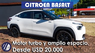 New Citroen Basalt | Prices, versions, equipment, engines and competitors.