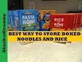 Best Way To Store Packaged Noodles and Rice Mixes Best Way To Store Packaged Noodles and Rice Mixes