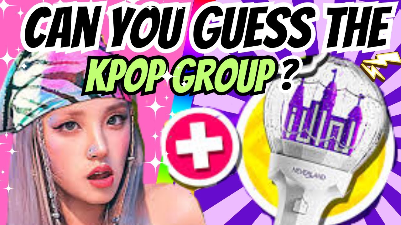 KPOP GAMES | GUESS THE KPOP GROUP BY 2 CLUES (1 MEMBER + LIGHTSTICK) ⚡️ ...