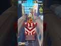 lego brick man 1 plays Subway Surfers