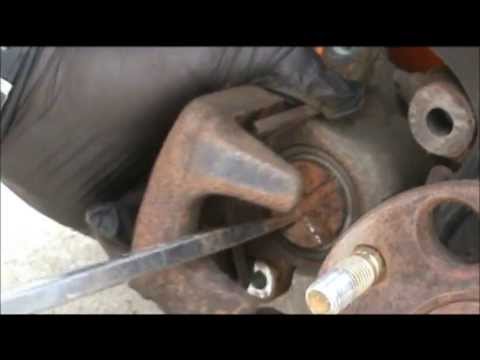 2006 Honda Accord replacing rear brake pads and rotors 2006 Honda Accord replacing rear brake pads and rotors
