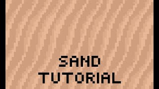 Sand Tile Tutorial - Using pixel art in Aseprite #art #tutorial