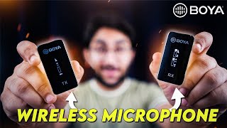 Versatile Wireless Microphone For Youtubers & Vloggers | Boya BY-XM6-S1