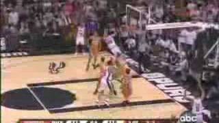 Final del partido epico. Suns vs Spurs 19/04/08