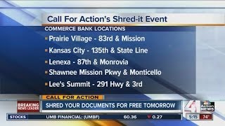 Shred your documents for free