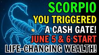 SCORPIO ♏ – YOU JUST UNLOCKED A PAYOUT! 💵 JUNE 5 & 6, 2026 START A POWERFUL MONEY FLOW