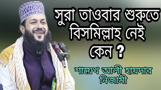 সূরা তাওবার শুরুতে বিসমিল্লাহ নেই কেন ? শায়েখ আলী হায়দার নিজামী । Ali Haider Nizami I Tulip Tv