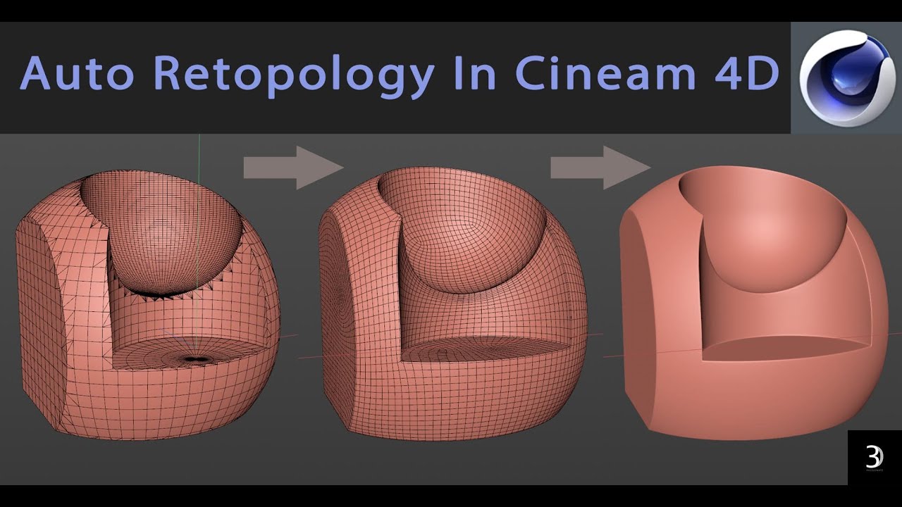 Auto Retopology In Cinema 4d - YouTube