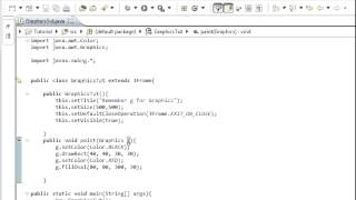Java programming pLesson 88 Graphics : Java fillOval and drawOval