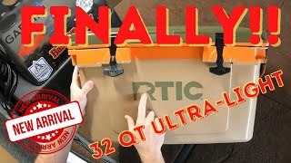 The *NEW* RTIC 32q Ultra-Light Series Cooler Best Boat Cooler Yet? Unboxing and Review..