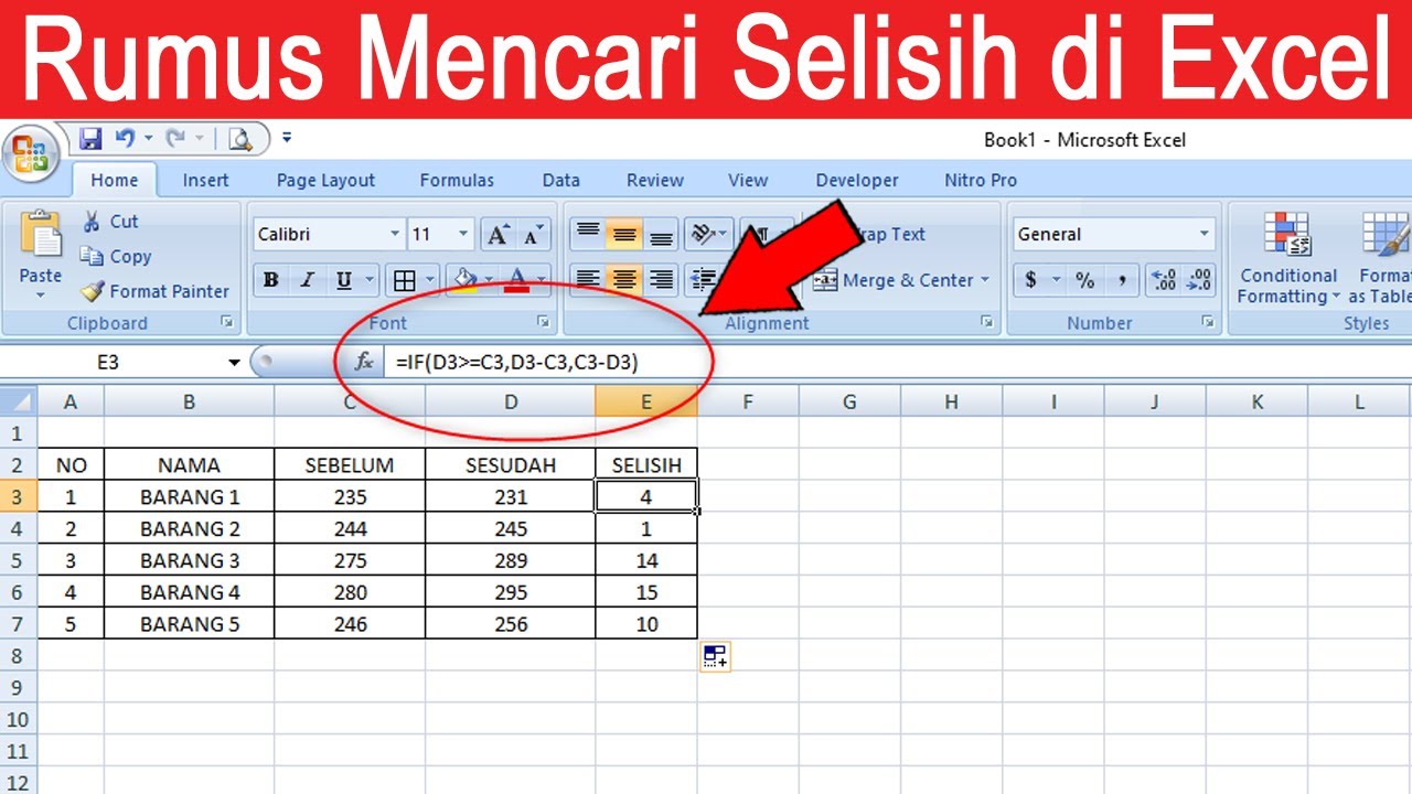 Membuat Rumus Otomatis Tanpa Error Di Excel Panduan Lengkap Excelan