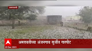 Maharashtra Hailstorm : राज्यात गारपीट आणि पावसाचा रबी पिकांना फटका, शेतकरी हवालदिल ABP Majha