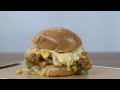 Cara Buat Burger Ayam Crispy Cheezy Azadel