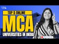 Top 5 Online MCA Universities in India 2024🔥🔥🔥