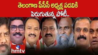 తెలంగాణ పీసీసీ అధ్యక్ష పదవికి పెరుగుతున్న పోటీ.. | Huge Competition For PCC Chief Post | hmtv