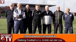 André van der Ley verzorgt training Walking Football voor Zutphen e.o.  bij FC Zutphen