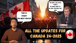 All immigration changes in Canada for International students - 2025